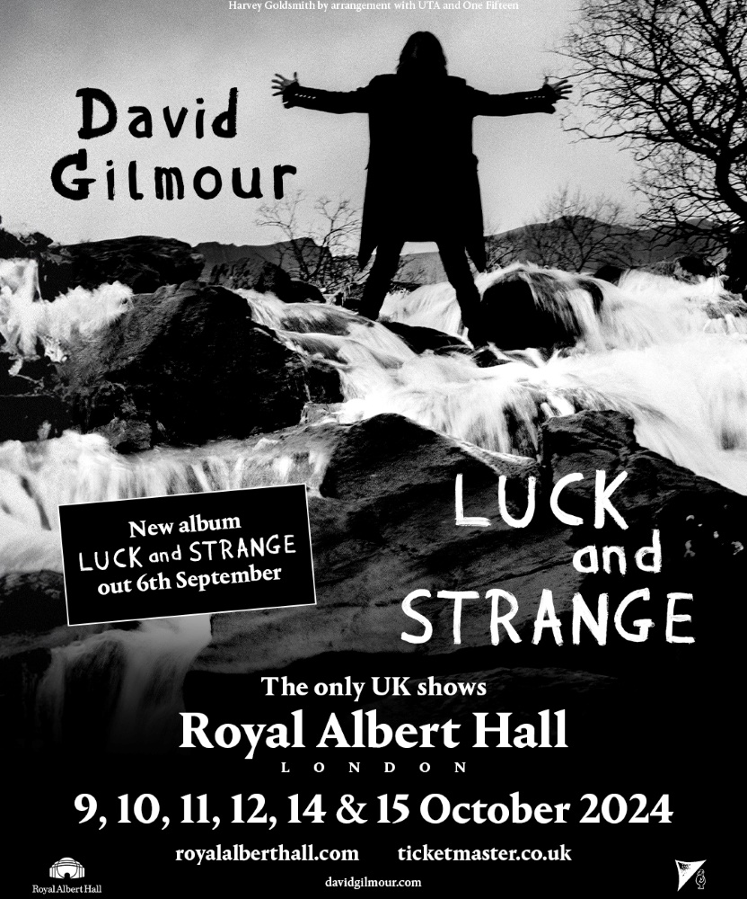 David Gilmour Luck and Strange Tour 15 October 2024 Royal Albert