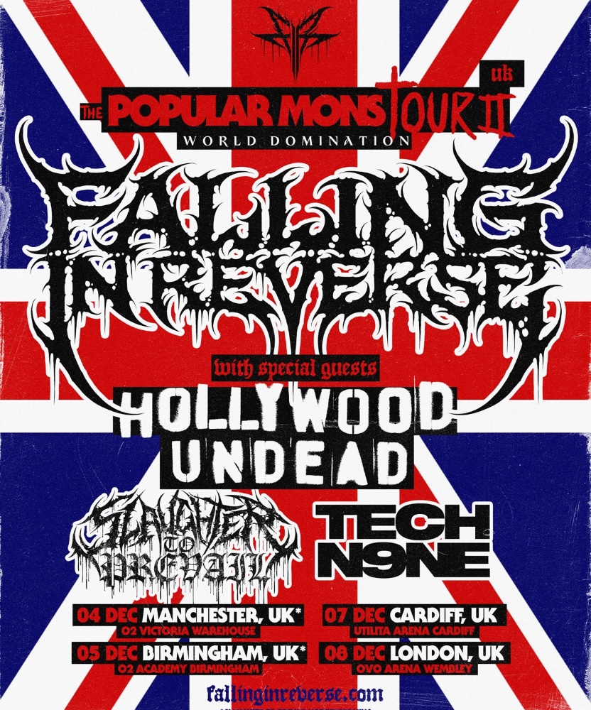 Falling In Reverse The Popular MonsTour II 04 December 2024 AO