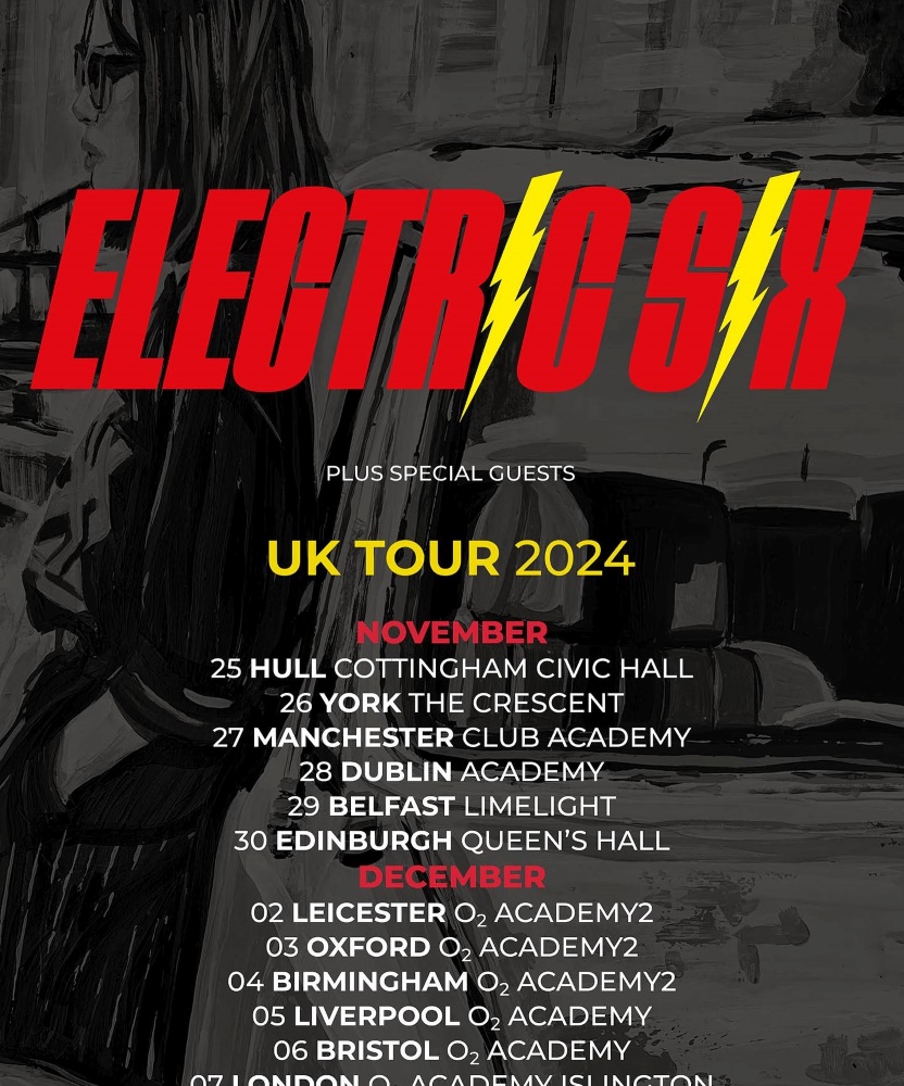 Electric Six UK Tour 2024 30 November 2024 The Queen's Hall