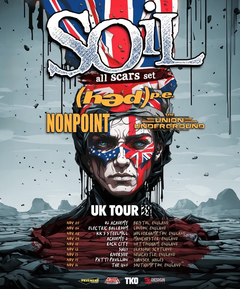 Soil UK Tour 2024 05 November 2024 O2 Academy Bristol Event/Gig