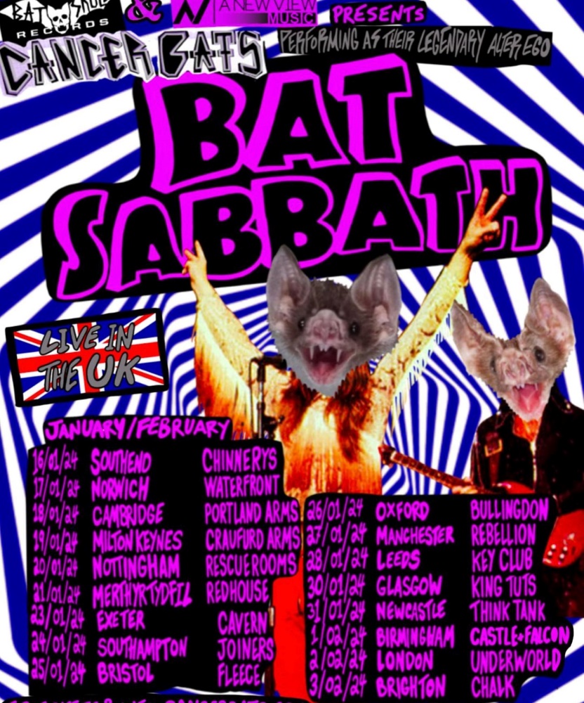 Cancer Bats Live In The UK Tour 2024 18 January 2024 The Portland