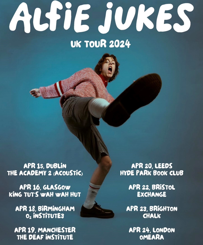 Alfie Jukes UK Tour 2024 18 April 2024 O2 Institute Event/Gig