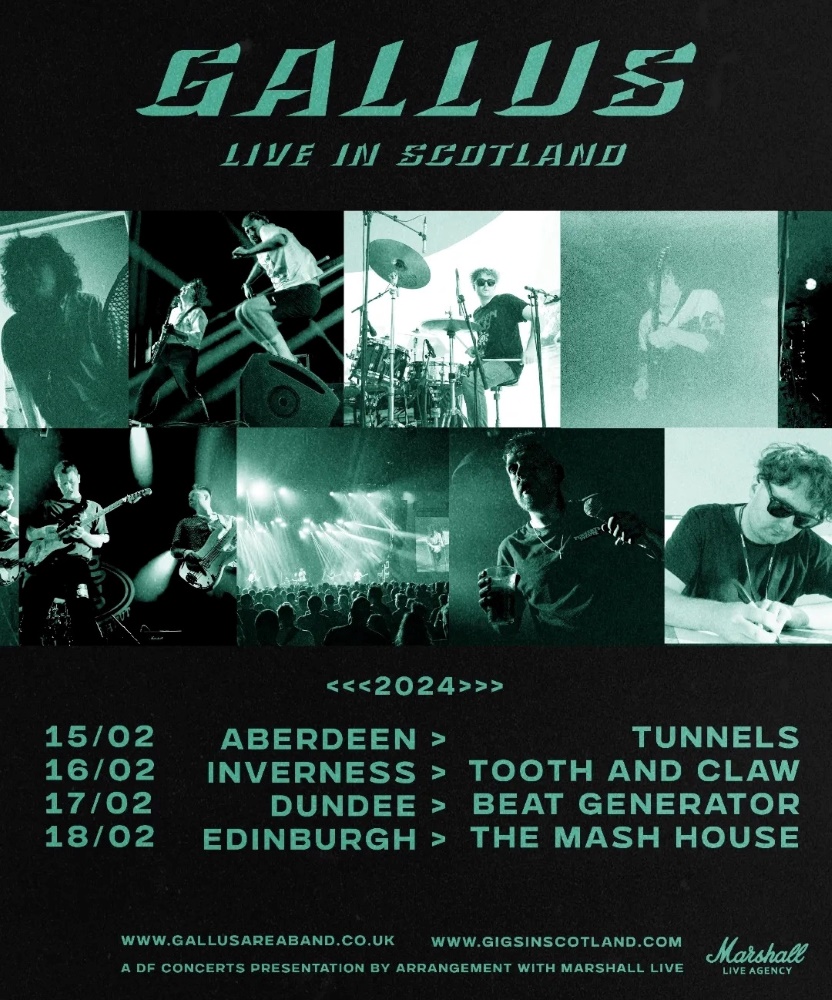 Gallus Live In Scotland 2024 18 February 2024 The Mash House