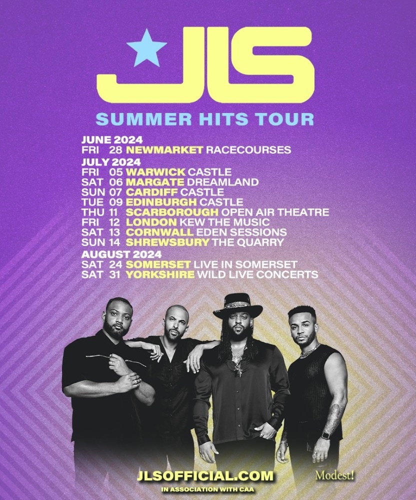 JLS Summer Hits Tour 2024 07 July 2024 Cardiff Castle Event/Gig
