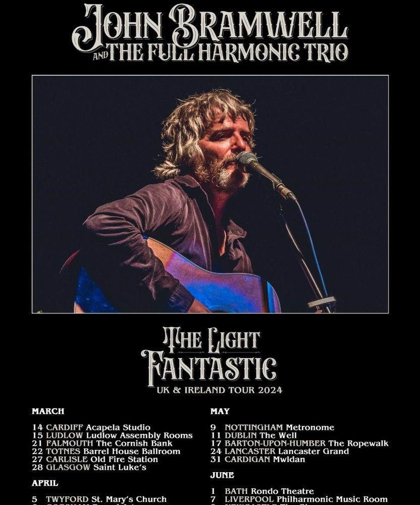 John Bramwell The Light Fantastic UK & Ireland Tour 2024 12 April