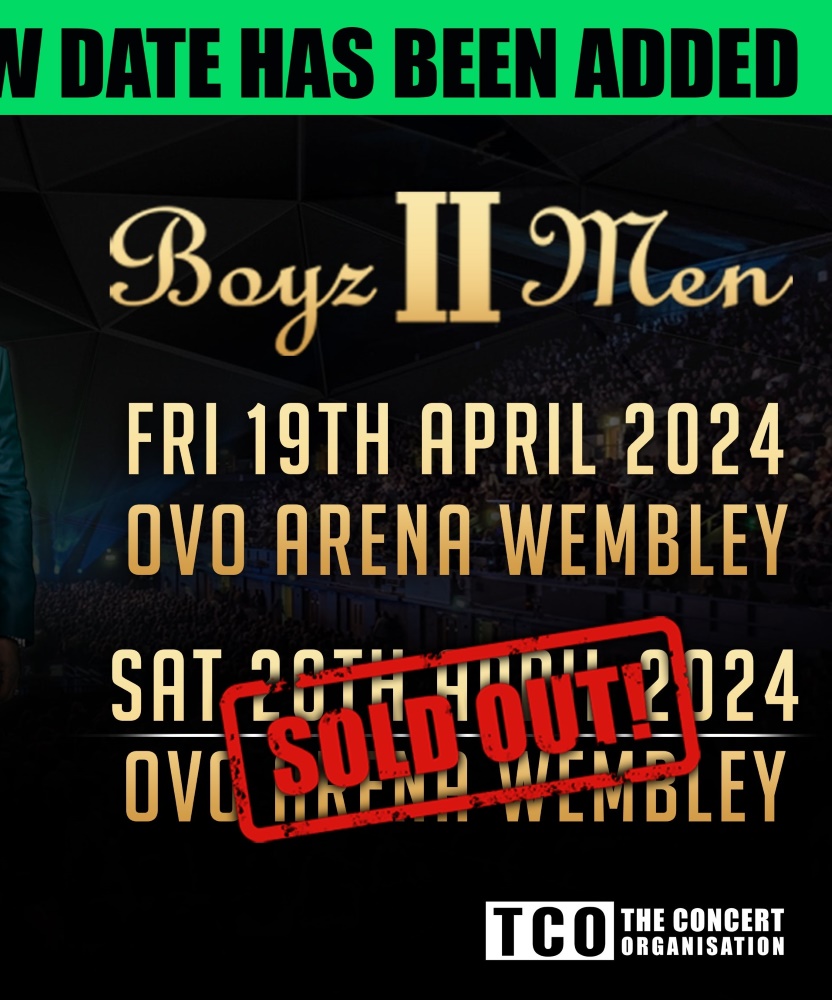 Boyz II Men London 2024 20 April 2024 OVO Arena Wembley Event