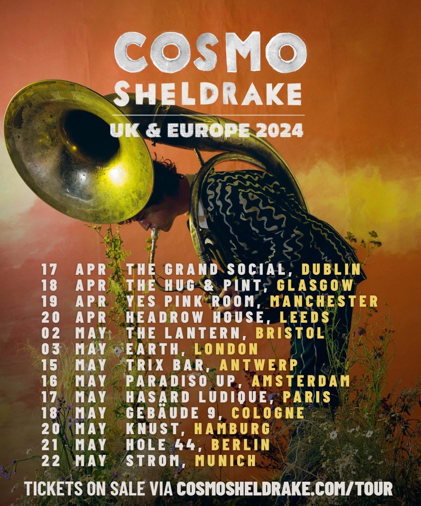 Cosmo Sheldrake UK & Europe Tour 2024 16 May 2024 Paradiso