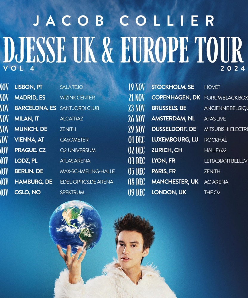 Jacob Collier Djesse Vol. 4 UK & Europe Tour 2024 09 December 2024