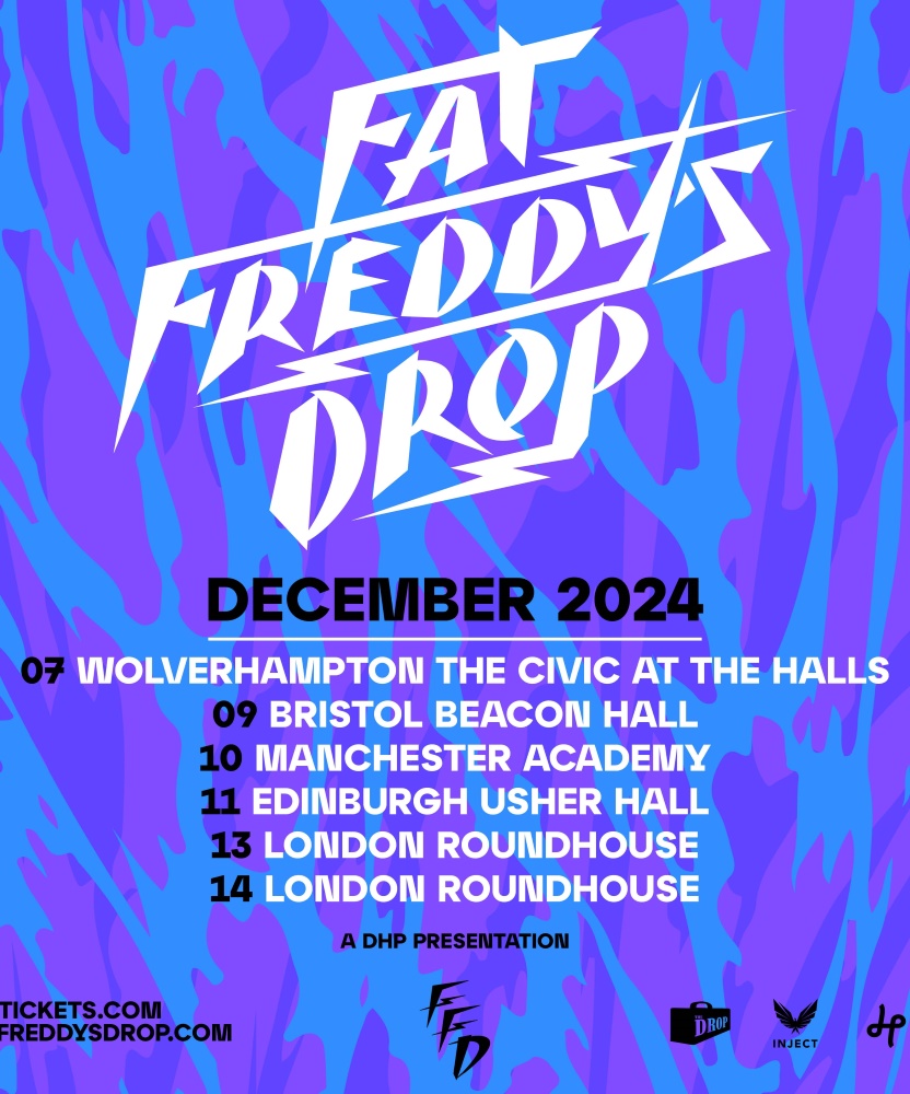 Fat Freddy's Drop UK Tour 2024 11 December 2024 Usher Hall