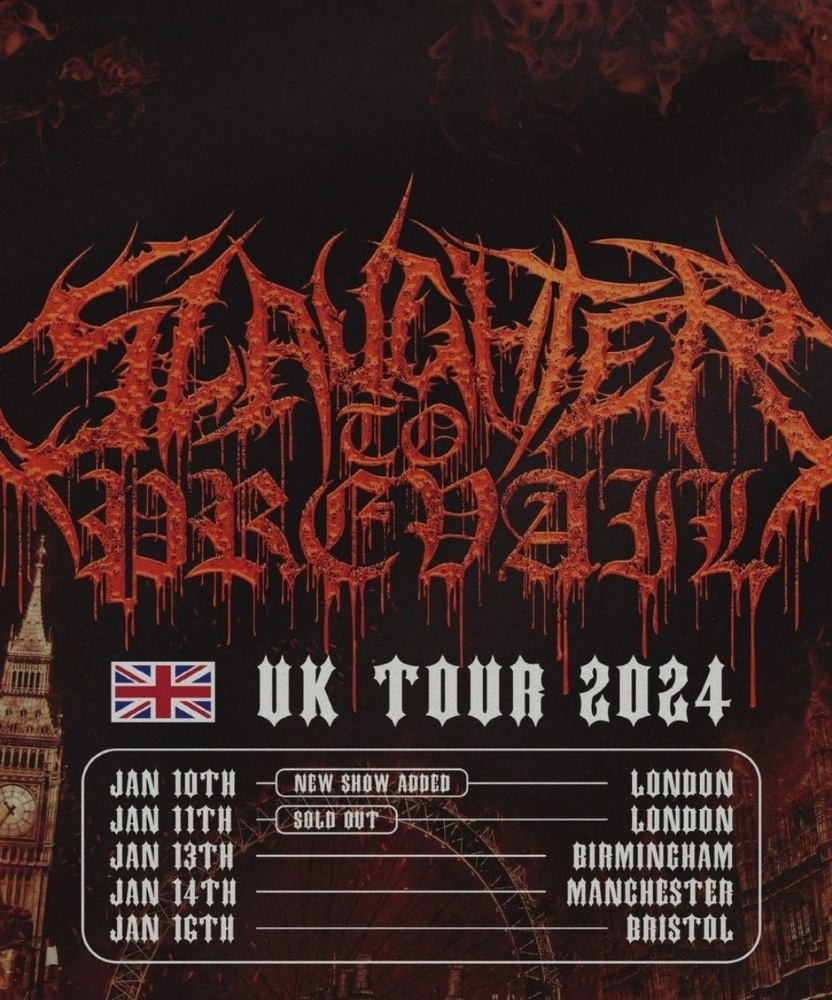 Slaughter To Prevail 2024 UK Tour 16 January 2024 O2 Academy