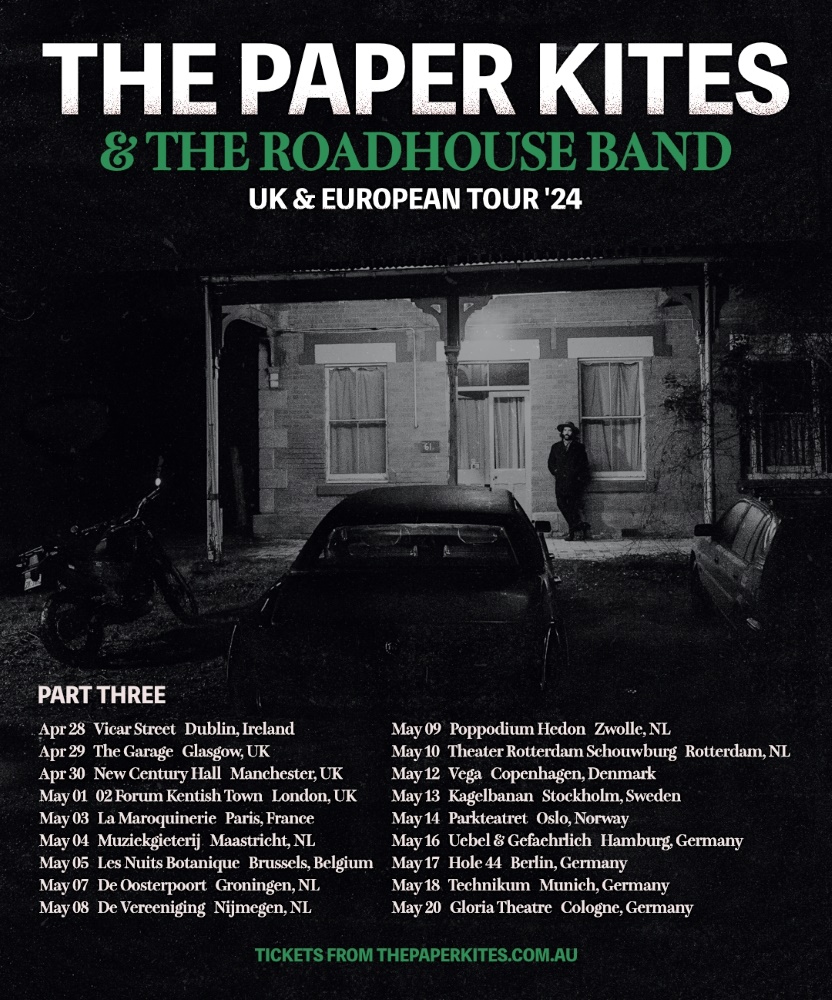 The Paper Kites At The Roadhouse UK & EU Tour 01 May 2024 O2
