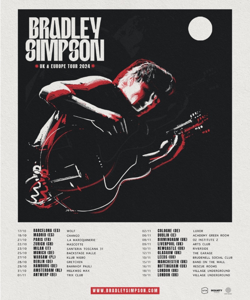 Bradley Simpson UK & Europe Tour 2024 13 November 2024 Brudenell