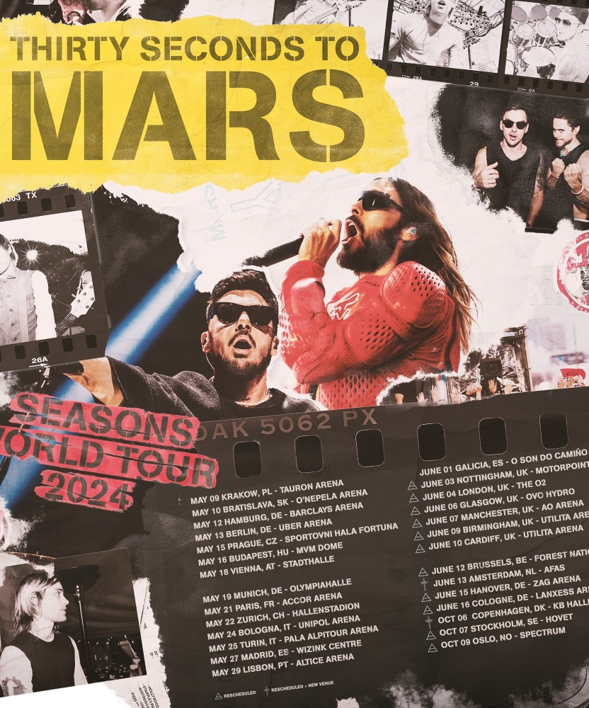 Thirty Seconds to Mars - Seasons World Tour 2024 - 13 June 2024 - AFAS ...