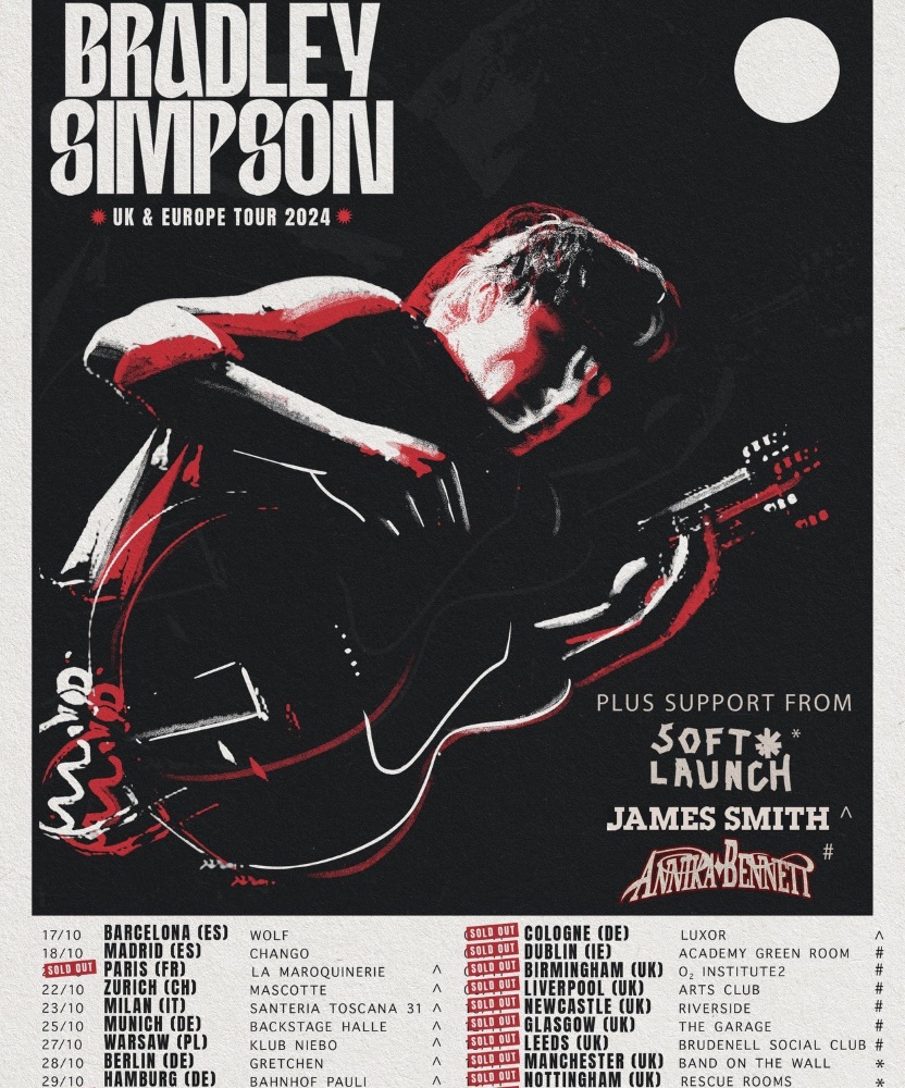 Bradley Simpson UK & Europe Tour 2024 21 November 2024 Heaven