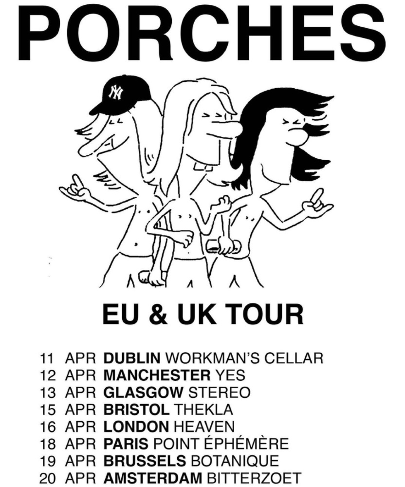 Porches eu uk tour 2025 18 april 2025 point ph m re event