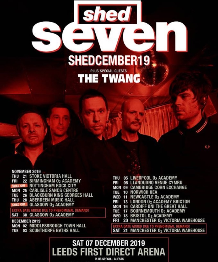 Shed Seven - SHEDCEMBER19 - 05 December 2019 - O2 Academy Liverpool ...