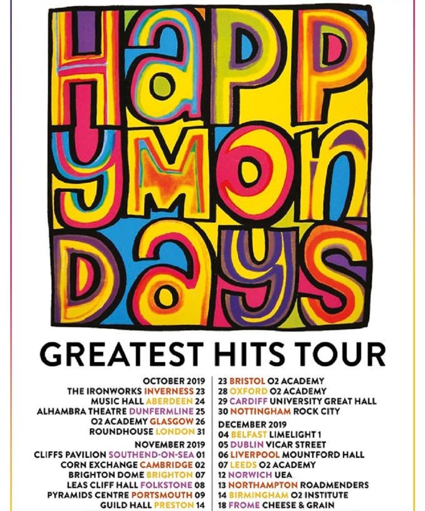 Happy Mondays Greatest Hits Tour 31 October 2019 Roundhouse Eventgig Details And Tickets