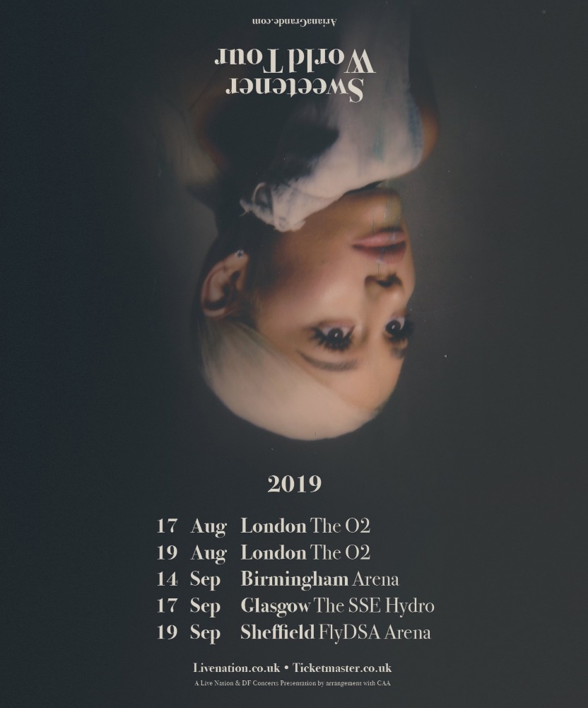 Ariana Grande - Sweetener World Tour - 19 August 2019 - The O2 - Event ...