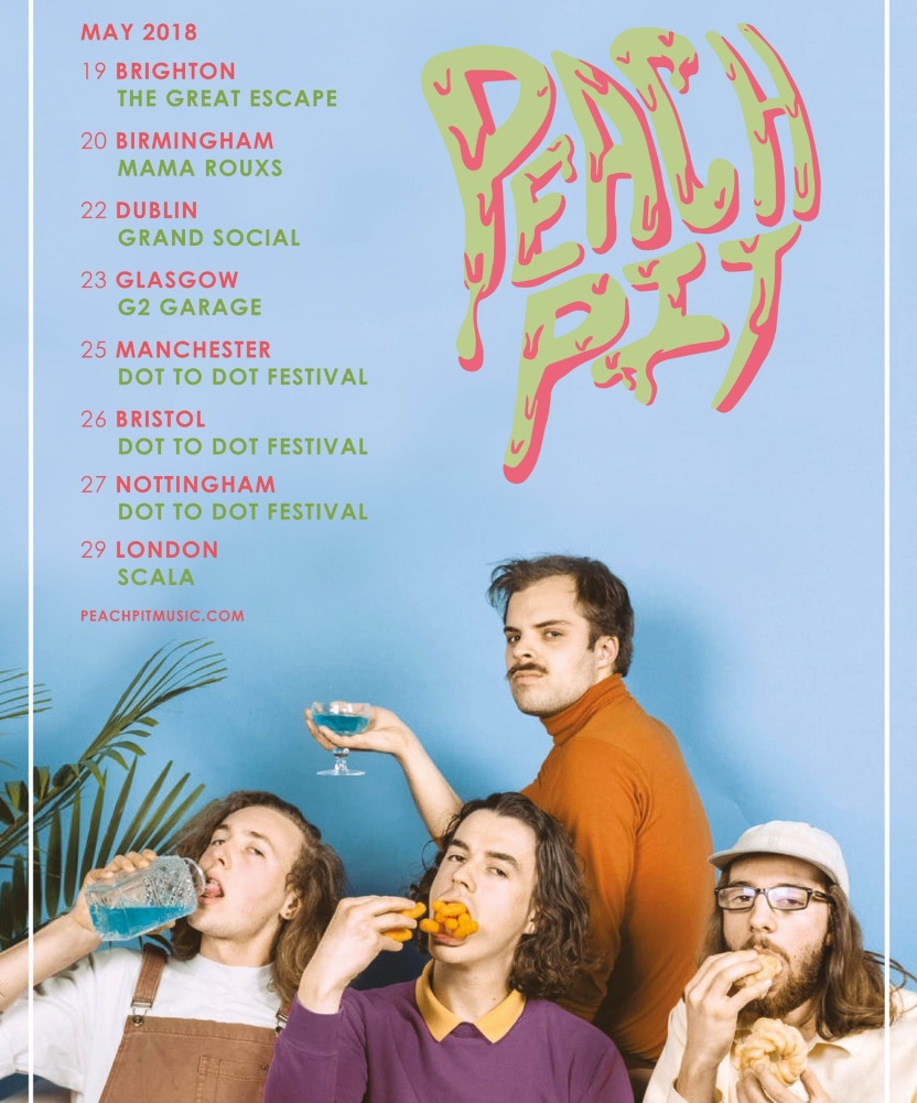 Peach Pit Dot to Dot Festival 22 May 2018 The Grand Social