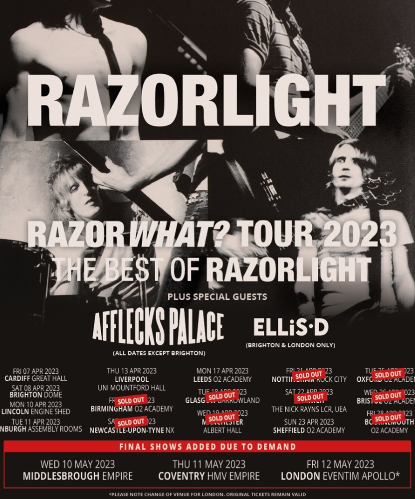 razorlight tour 2023 setlist