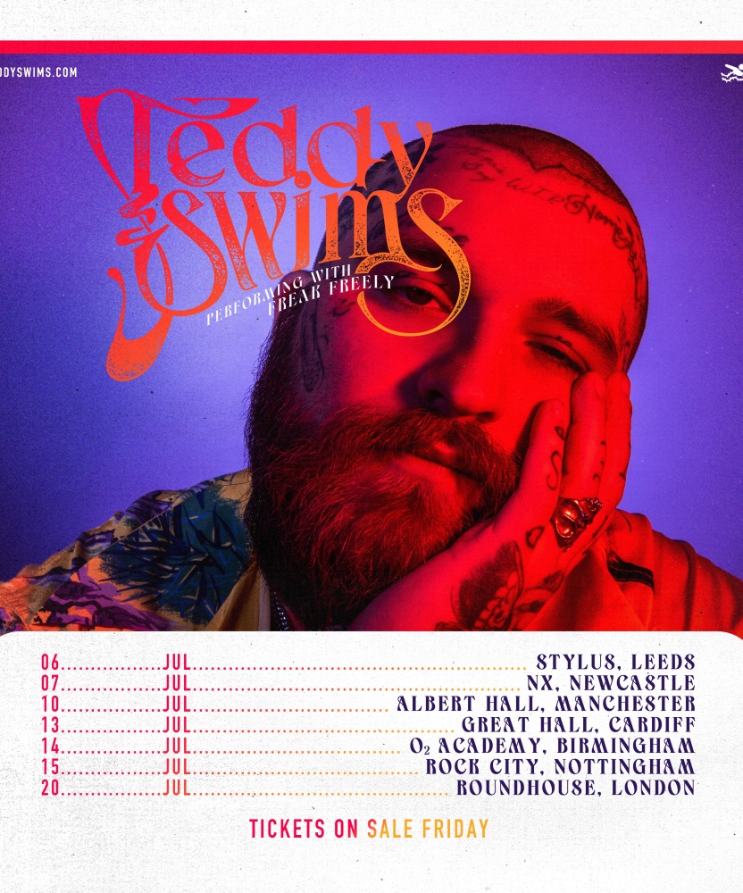 Teddy Swims 2023 UK Tour 20 July 2023 Roundhouse Event/Gig
