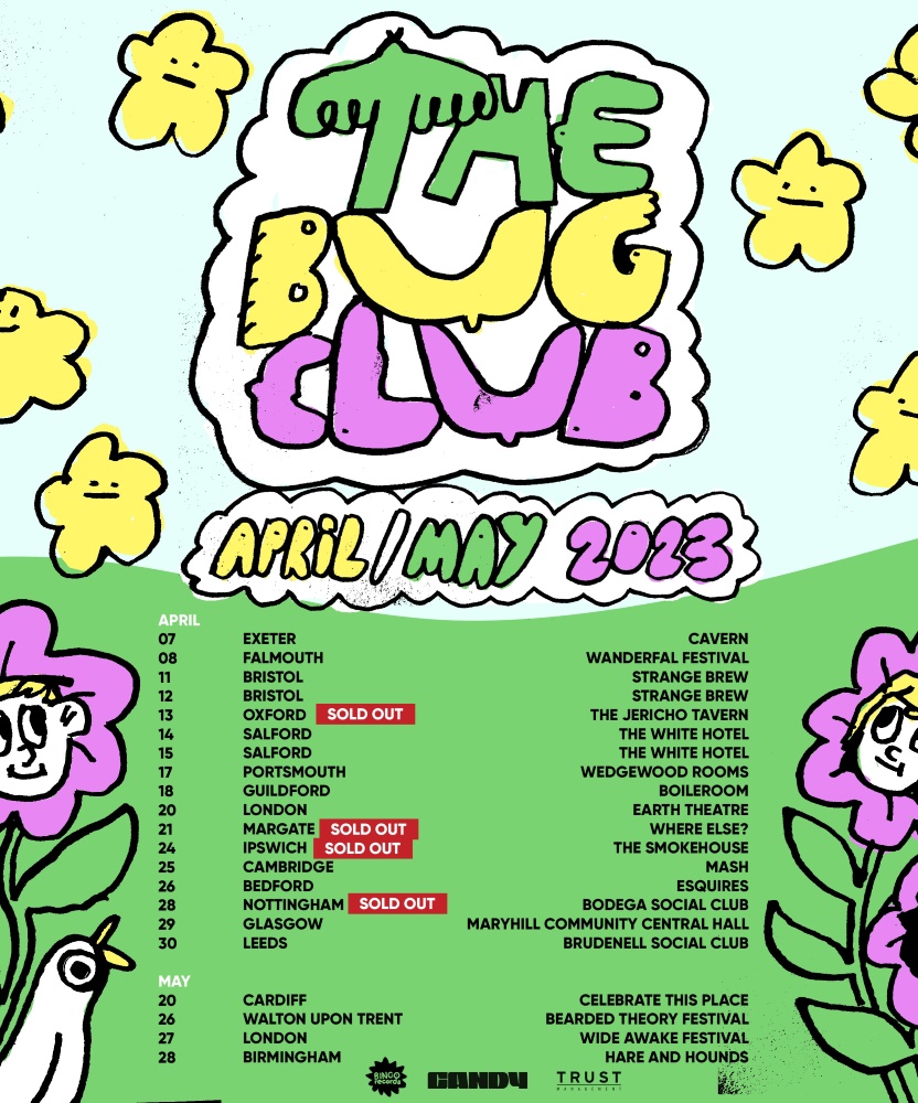 the bug club tour