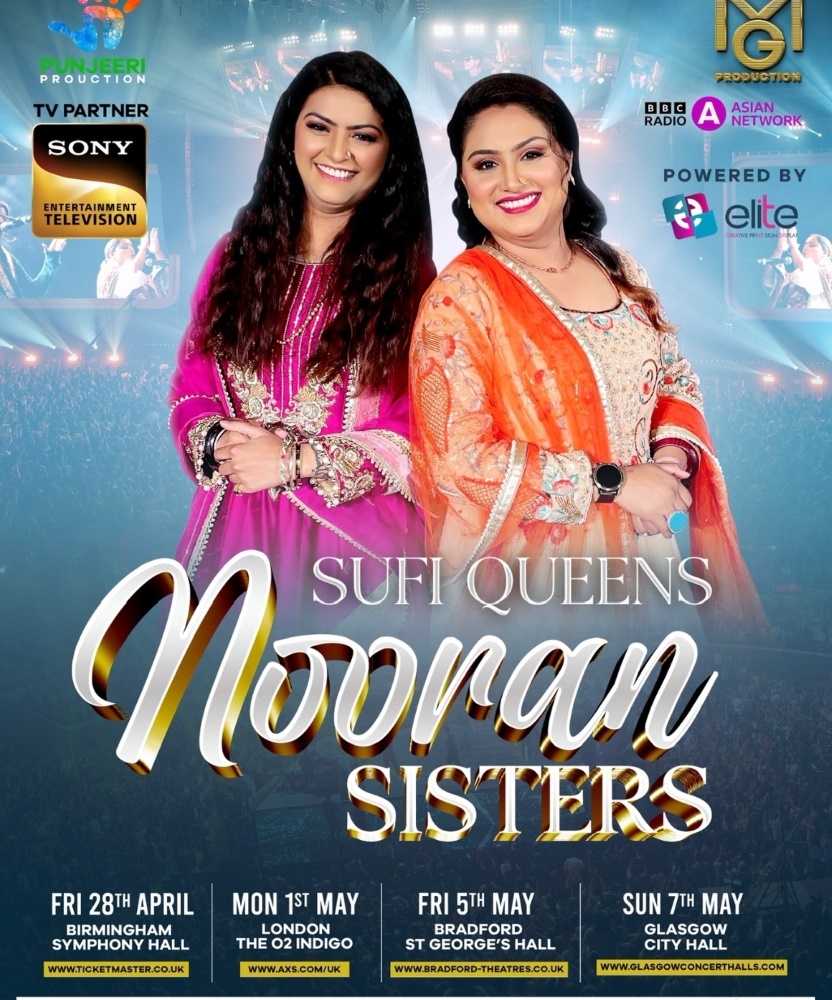 nooran sisters uk tour 2023 glasgow