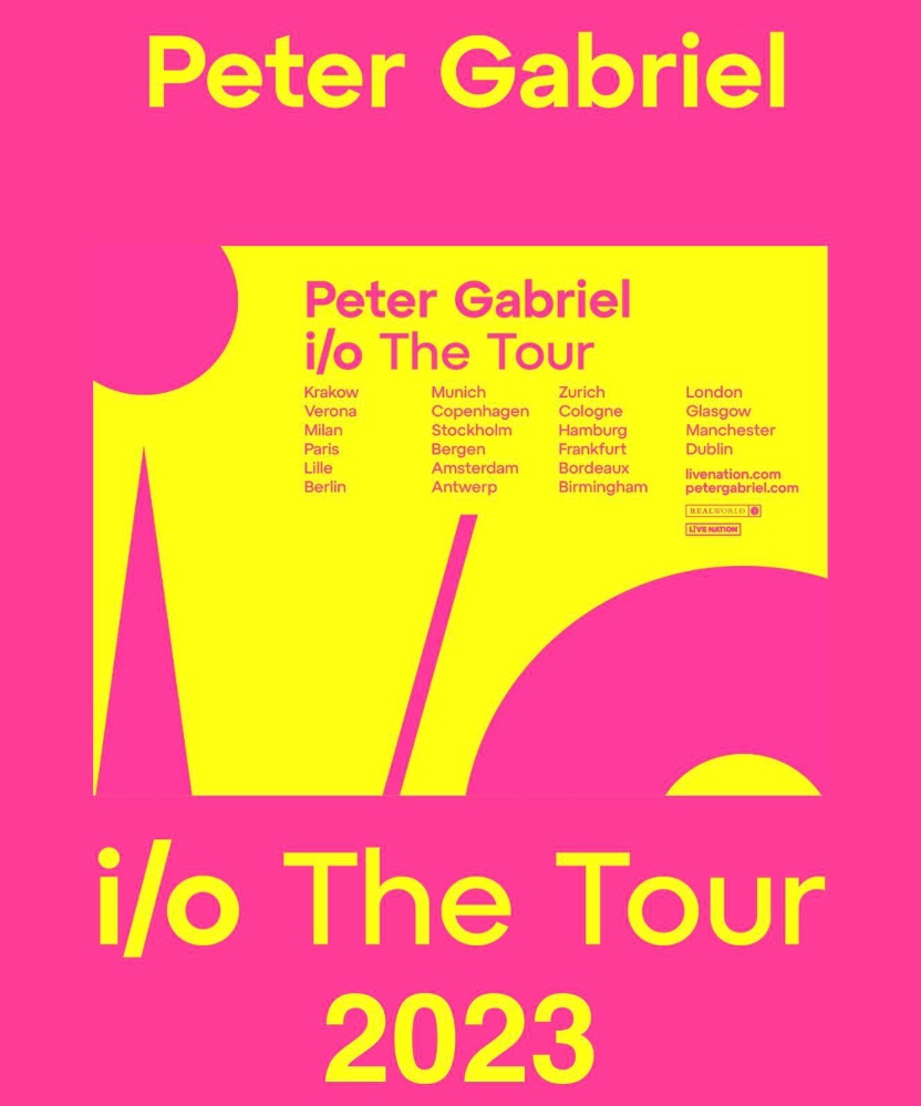 Peter Gabriel i/o The Tour 25 June 2023 3Arena Dublin Event/Gig