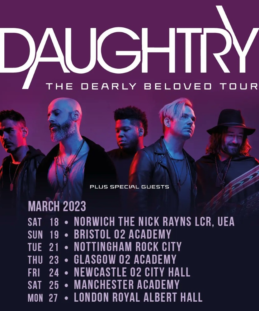 Daughtry The Dearly Beloved Tour 25 March 2023 Manchester Academy