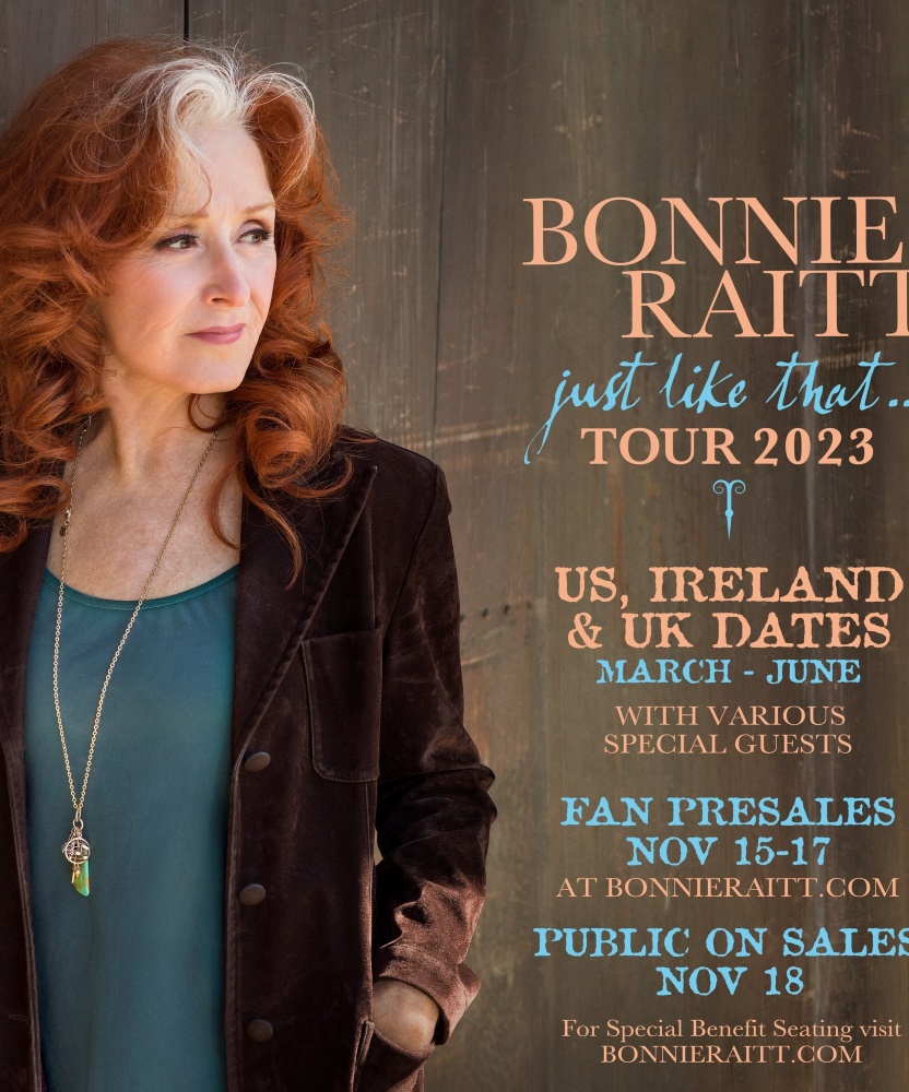 Bonnie Raitt Just Like That Tour 2023 09 June 2023 The Sage
