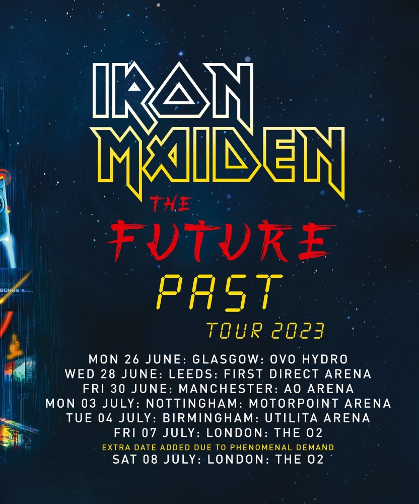 Iron Maiden The Future Past Tour 2023 24 June 2023 3Arena Dublin 