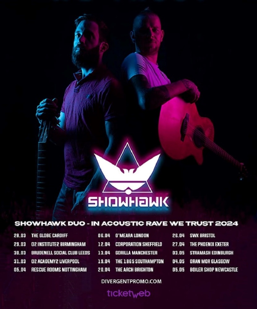 ShowHawk Duo In Acoustic Rave We Trust Tour 2025 26 April 2025