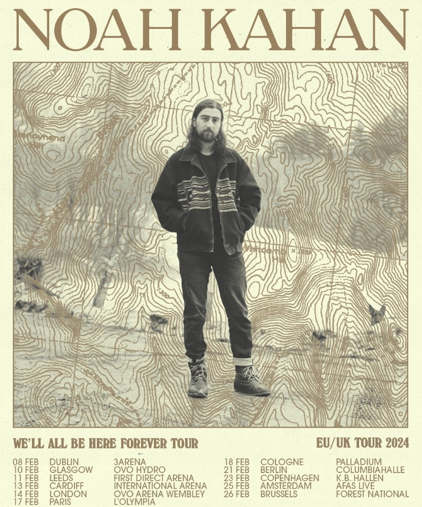 Noah Kahan EU/UK Tour 2024 15 February 2024 OVO Arena Wembley