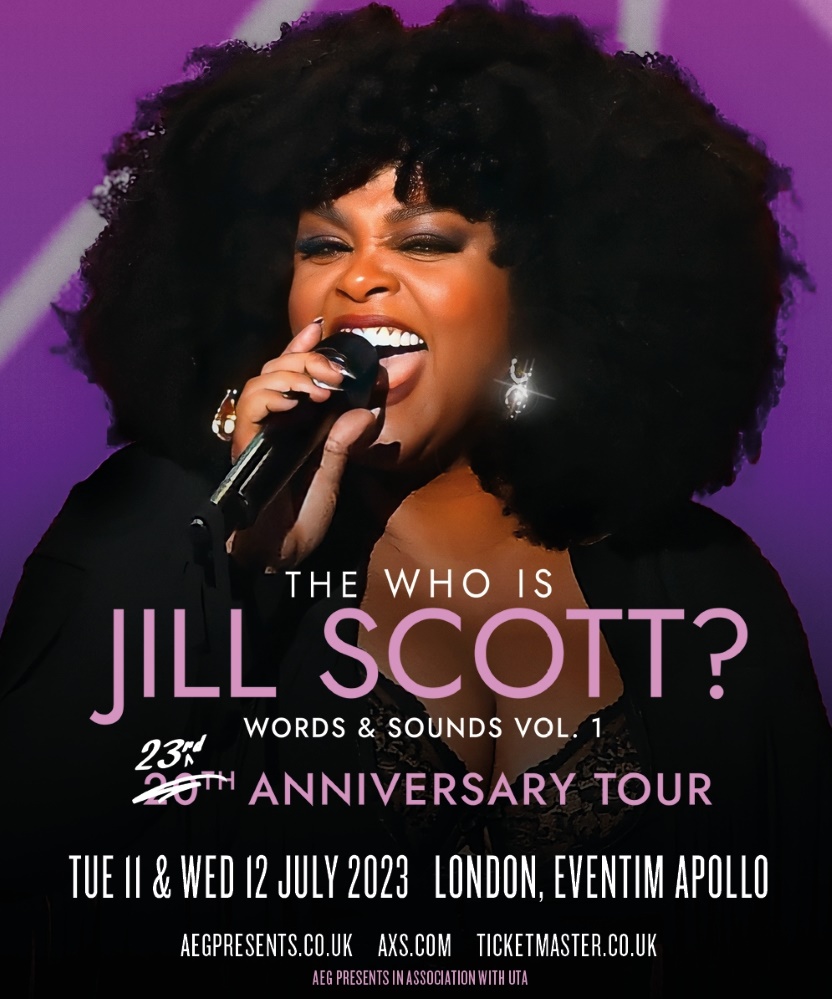 Jill Scott 23rd Anniversary Tour 11 July 2023 Eventim Apollo