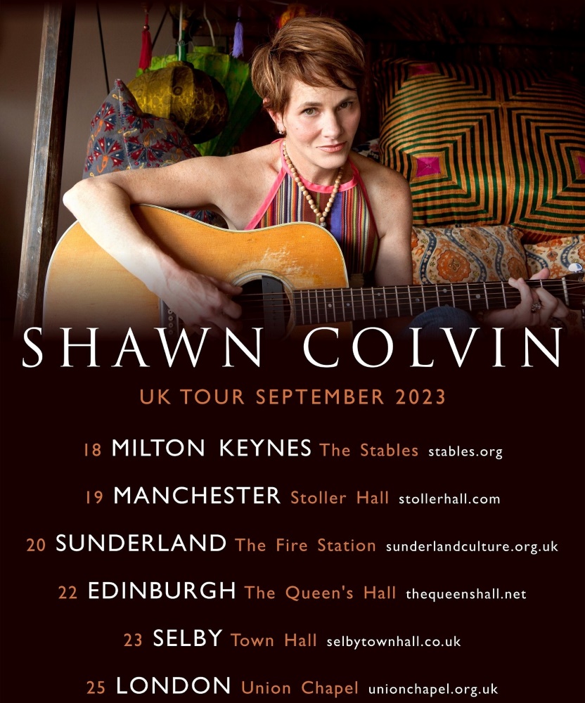 Shawn Colvin UK Tour September 2023 19 September 2023 The Stoller