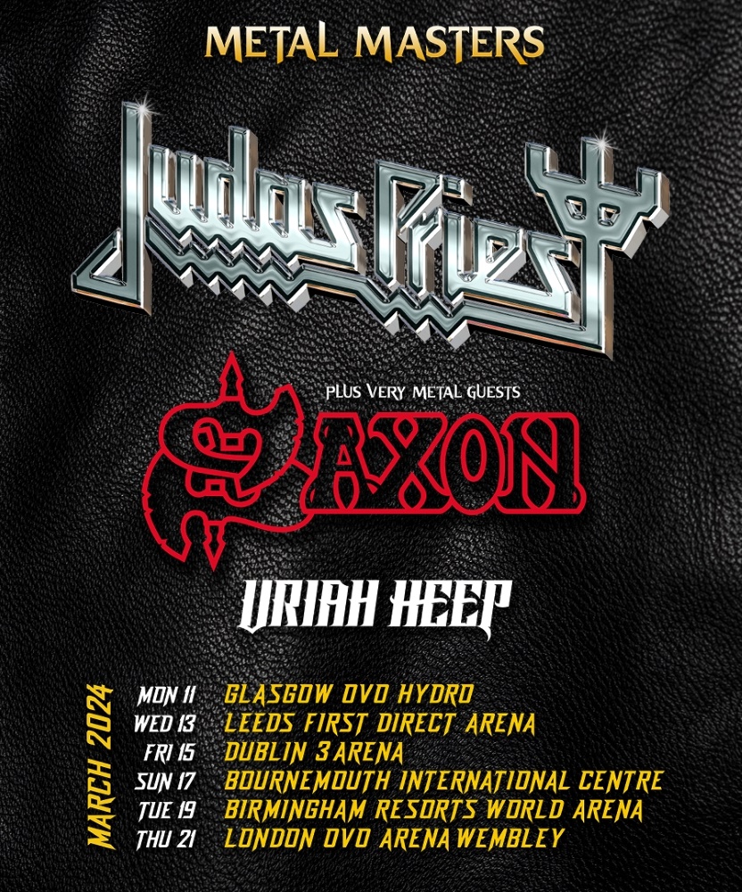 Judas Priest 2024 UK Tour 17 March 2024 Bournemouth International