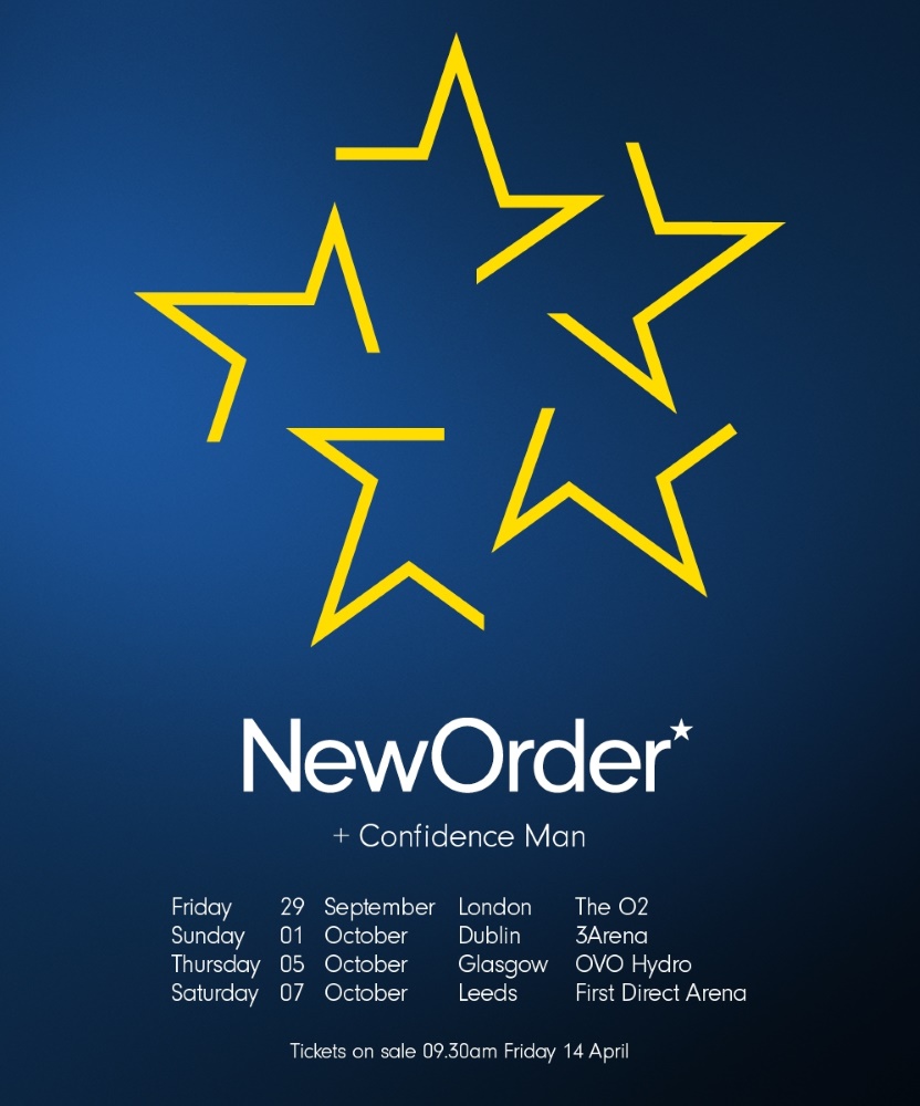 will new order tour in the uk