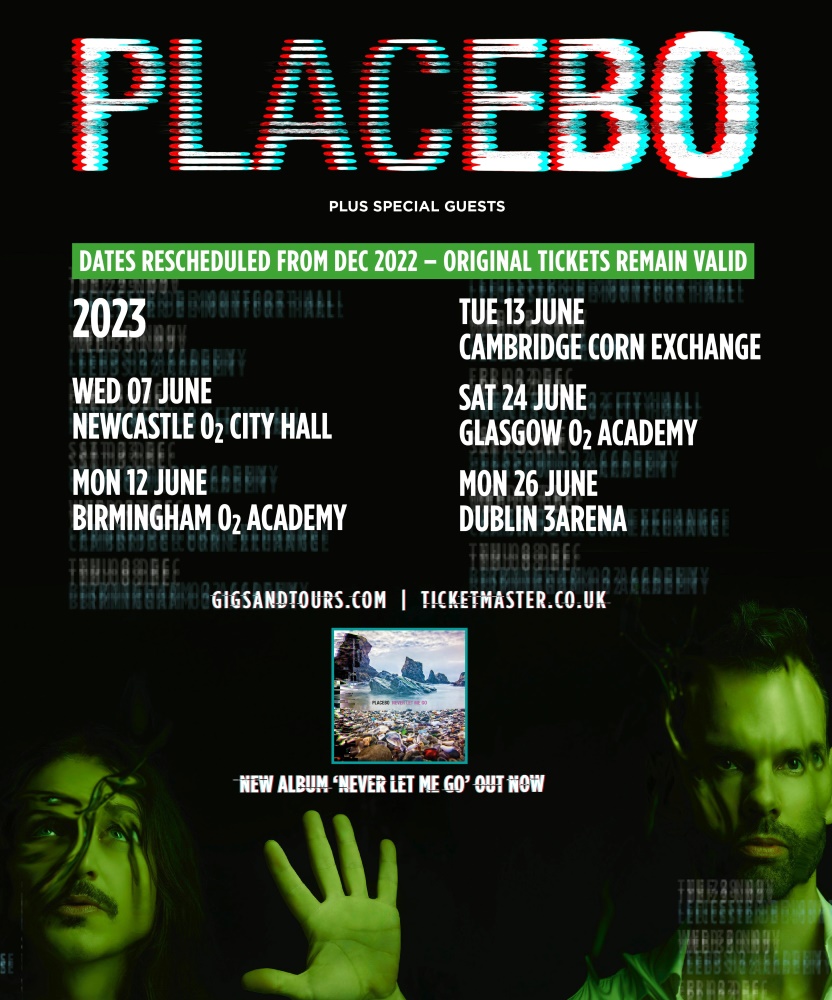 Placebo Never Let Me Go Tour 2023 12 June 2023 O2 Academy