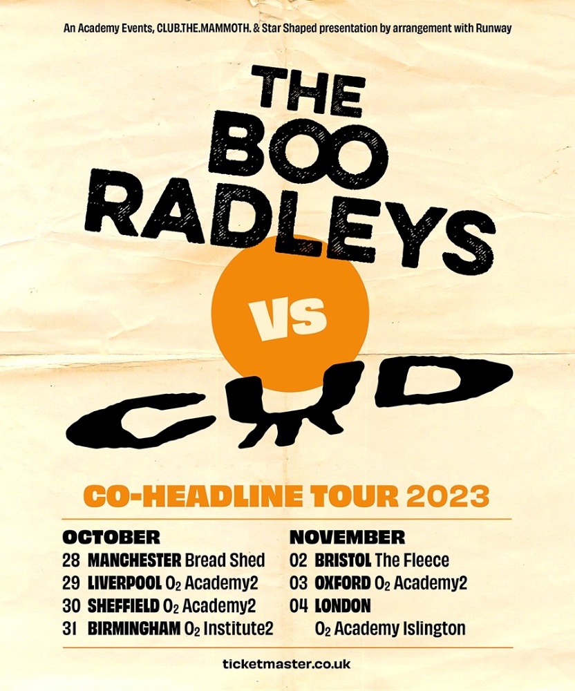 The Boo Radleys Vs. CUD 2023 UK Coheadline Tour 28 October 2023