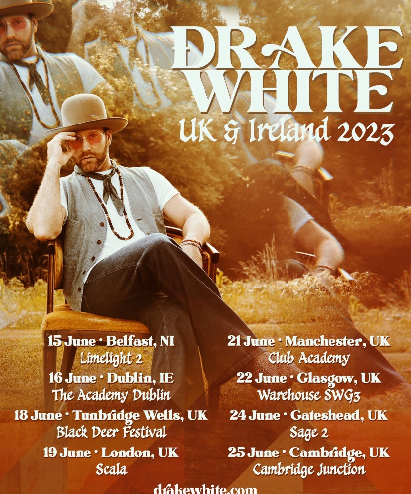 Drake White 2023 UK & Ireland Tour 16 June 2023 The Academy