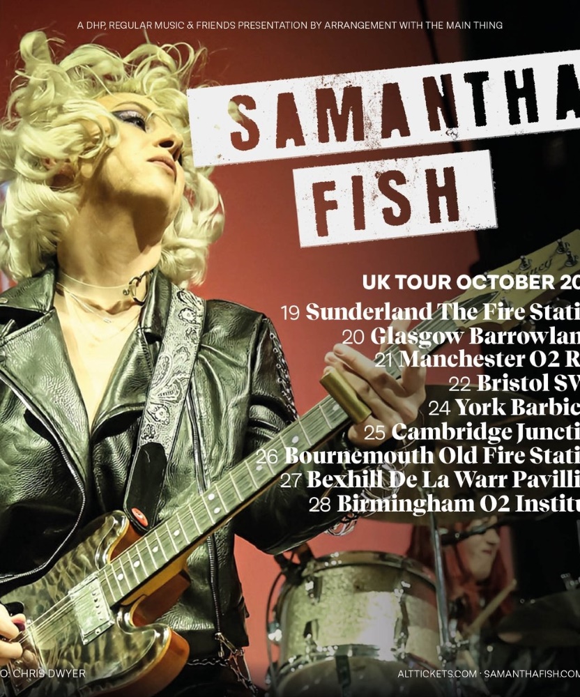 Samantha Fish UK Tour October 2023 21 October 2023 O2 Ritz