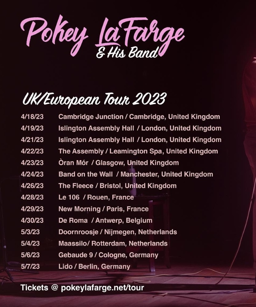pokey lafarge tour 2023 uk