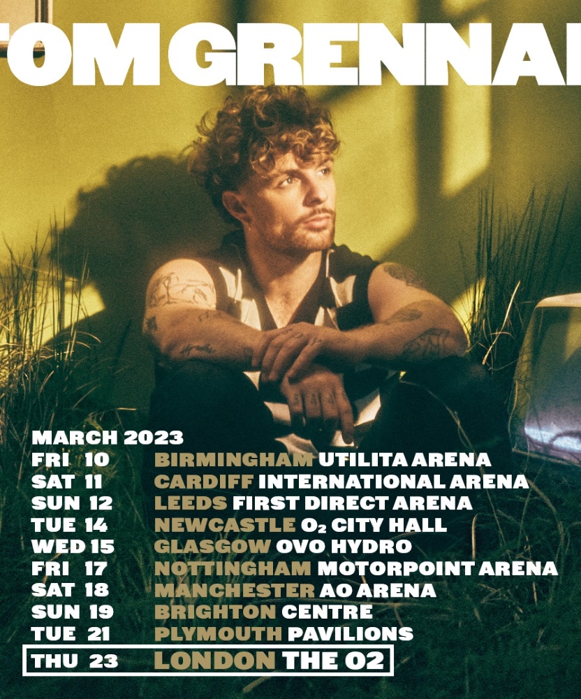 Tom Grennan UK Tour 2023 11 March 2023 Motorpoint Arena Cardiff