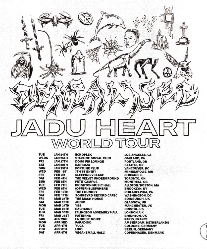 Jadu Heart World Tour 2023 08 April 2023 Vega Event/Gig details