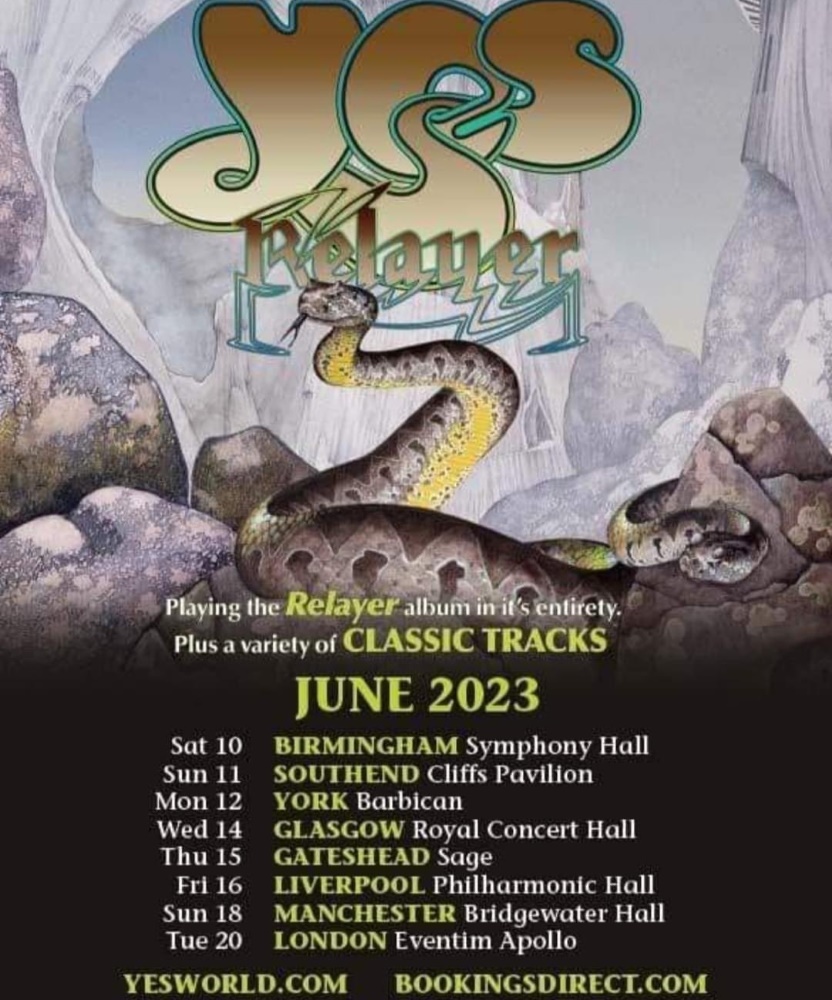 YES The Album Series 2023 Tour 15 June 2023 The Sage Event/Gig