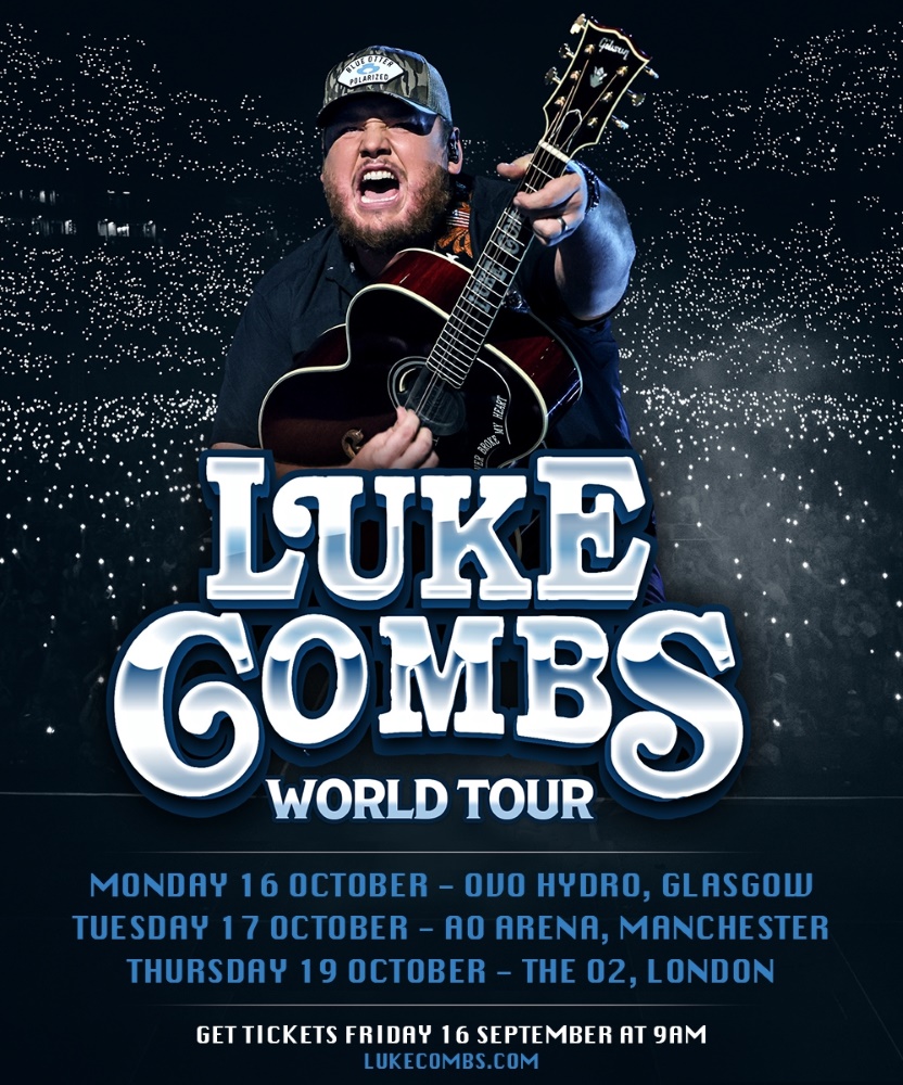 Luke Combs World Tour 2023 08 October 2023 La Cigale Event/Gig