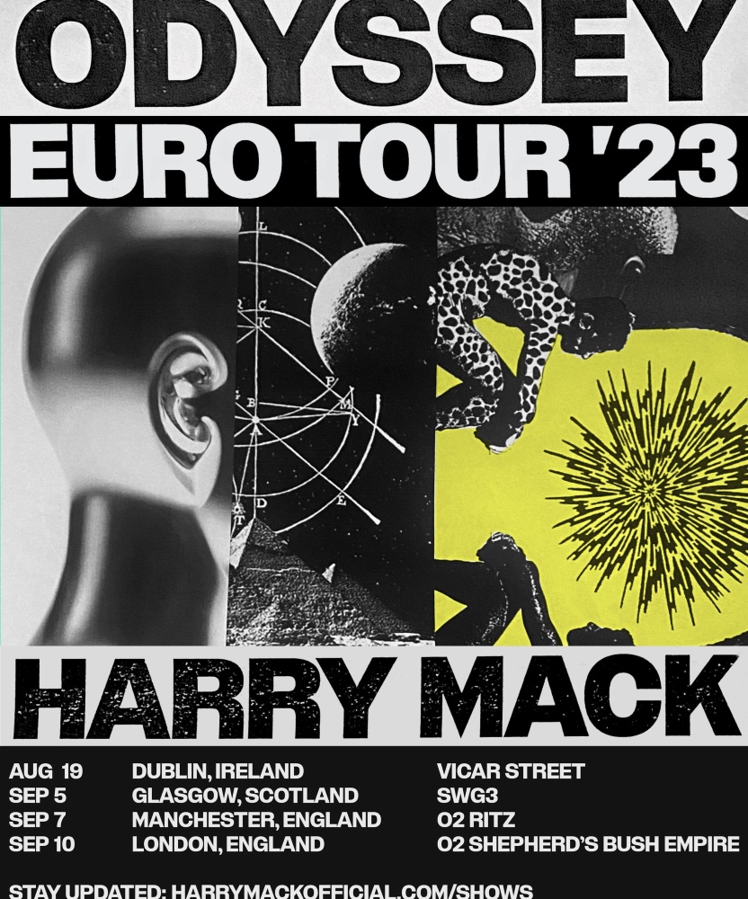Harry Mack Odyssey Euro Tour 23 07 September 2023 O2 Ritz Event Gig Details And Tickets