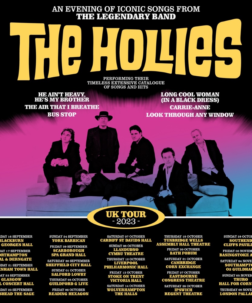 The Hollies 2023 UK Tour 08 October 2023 Sherman Theatre Event