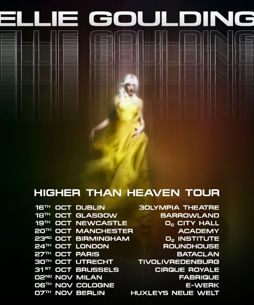 ellie goulding higher than heaven tour setlist