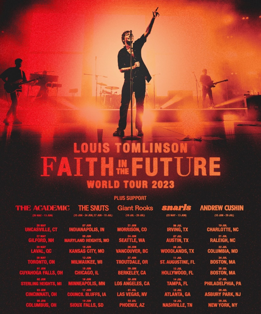 Louis Tomlinson Faith In The Future World Tour 2023 22 July 2023